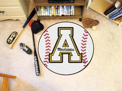 Round Rugs For Sale NCAA Appalachian State Baseball Mat 27" diameter