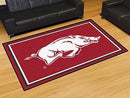 5x8 Rug NCAA Arkansas 5'x8' Plush Rug