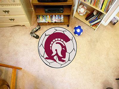 Small Round Rugs NCAA Arkansas-Little Rock Soccer Ball 27" diameter