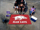 Indoor Outdoor Rugs NCAA Arkansas Man Cave UltiMat 5'x8' Rug