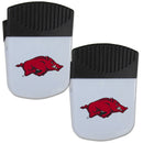 NCAA - Arkansas Razorbacks Chip Clip Magnet with Bottle Opener, 2 pack-Other Cool Stuff,College Other Cool Stuff,Arkansas Razorbacks Other Cool Stuff-JadeMoghul Inc.