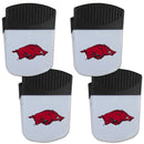 NCAA - Arkansas Razorbacks Chip Clip Magnet with Bottle Opener, 4 pack-Other Cool Stuff,College Other Cool Stuff,Arkansas Razorbacks Other Cool Stuff-JadeMoghul Inc.