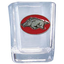 NCAA - Arkansas Razorbacks Square Shot Glass-Beverage Ware,Shot Glasses,Square Shot Glasses,College Square Shot Glasses-JadeMoghul Inc.