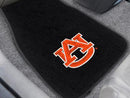 Custom Car Mats NCAA Auburn 2-pc Embroidered Front Car Mats 18"x27"