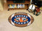 Round Rug in Living Room NCAA Auburn Football Ball Rug 20.5"x32.5"