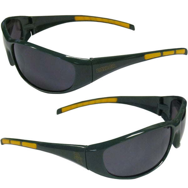 NCAA - Baylor Bears Wrap Sunglasses-Sunglasses, Eyewear & Accessories,Sunglasses,Wrap Sunglasses,College Wrap Sunglasses-JadeMoghul Inc.