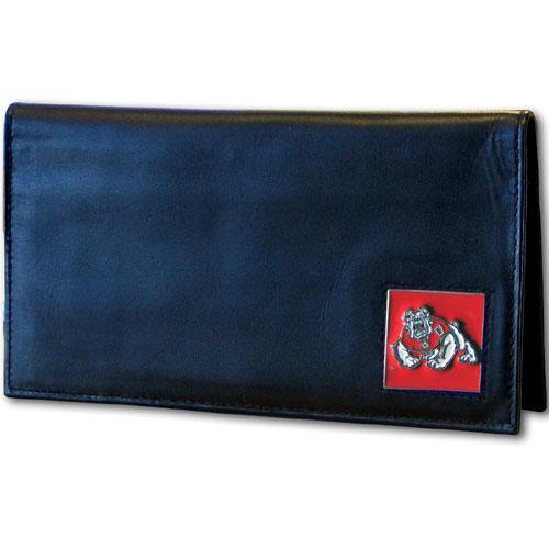 NCAA - Boise St. Broncos Leather Checkbook Cover-Wallets & Checkbook Covers,Checkbook Covers,Checkbook Covers,Window Box Packaging,College Checkbook Covers-JadeMoghul Inc.