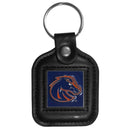 NCAA - Boise St. Broncos Square Leatherette Key Chain-Key Chains,Leatherette Key Chains,College Leatherette Key Chains-JadeMoghul Inc.