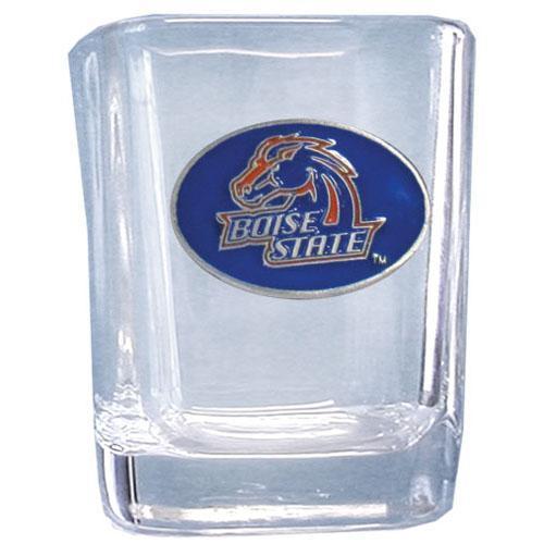 NCAA - Boise St. Broncos Square Shot Glass-Beverage Ware,Shot Glasses,Square Shot Glasses,College Square Shot Glasses-JadeMoghul Inc.