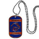 NCAA - Boise St. Broncos Tag Necklace-Jewelry & Accessories,Necklaces,Tag Necklaces,College Tag Necklaces-JadeMoghul Inc.