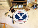 Round Area Rugs NCAA BYU Baseball Mat 27" diameter