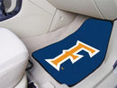 Car Mats NCAA Cal State Fullerton 2-pc Carpeted Front Car Mats 17"x27"