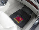 Rubber Car Mats NCAA Central Michigan 2-pc Vinyl Front Car Mats 17"x27"