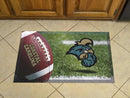 Welcome Door Mat NCAA Coastal Carolina Scraper Mat 19"x30" Ball