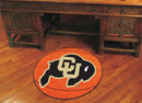 Round Area Rugs NCAA Colorado Basketball Mat 27" diameter