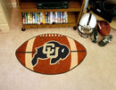 Round Rugs For Sale NCAA Colorado Football Ball Rug 20.5"x32.5"