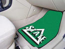 Rubber Car Mats NCAA Delta State 2-pc Carpeted Front Car Mats 17"x27"