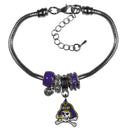 NCAA - East Carolina Pirates Euro Bead Bracelet-Jewelry & Accessories,Bracelets,Euro Bead Bracelets,College Euro Bead Bracelets-JadeMoghul Inc.