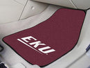 Weather Car Mats NCAA Eastern Kentucky 2-pc Carpeted Front Car Mats 17"x27"