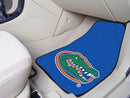 Rubber Car Mats NCAA Florida 2-pc Carpeted Front Car Mats 17"x27"