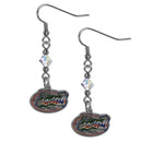 NCAA - Florida Gators Crystal Dangle Earrings-Jewelry & Accessories,Earrings,Crystal Dangle Earrings,College Crystal Earrings-JadeMoghul Inc.