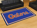 5x8 Area Rugs NCAA Florida "Gators" Script 5'x8' Plush Rug