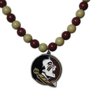 NCAA - Florida St. Seminoles Fan Bead Necklace-Jewelry & Accessories,Necklaces,Fan Bead Necklaces,College Fan Bead Necklaces-JadeMoghul Inc.