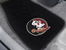 Custom Car Mats NCAA Florida State 2-pc Embroidered Front Car Mats 18"x27"