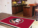 5x8 Rug NCAA Florida State 5'x8' Plush Rug