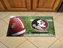 Welcome Door Mat NCAA Florida State Scraper Mat 19"x30" Ball