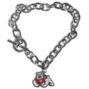 NCAA - Fresno St. Bulldogs Charm Chain Bracelet-Jewelry & Accessories,Bracelets,Charm Chain Bracelets,College Charm Chain Bracelets-JadeMoghul Inc.
