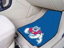 Car Mats NCAA Fresno State 2-pc Carpeted Front Car Mats 17"x27"