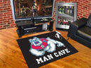 Floor Mats NCAA Fresno State Man Cave All-Star Mat 33.75"x42.5" black