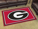 4x6 Rug NCAA Georgia 4'x6' Plush Rug