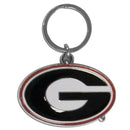 NCAA - Georgia Bulldogs Enameled Key Chain-Key Chains,Chrome and Enameled Key Chains,College Chrome and Enameled Key Chains-JadeMoghul Inc.