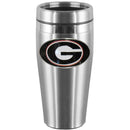 NCAA - Georgia Bulldogs Steel Travel Mug-Beverage Ware,Travel Mugs,Steel Travel Mugs w/Handle,College Steel Travel Mugs with Handle-JadeMoghul Inc.