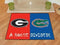 Large Rugs NCAA Georgia Florida House Divided Rug 33.75"x42.5"