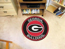 Round Rugs For Sale NCAA Georgia Roundel Mat 27" diameter
