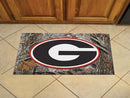 Custom Welcome Mats NCAA Georgia Scraper Mat 19"x30" Camo