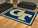 8x10 Rug NCAA Georgia Tech 8'x10' Plush Rug