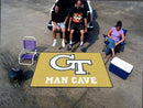 Indoor Outdoor Rugs NCAA Georgia Tech Man Cave UltiMat 5'x8' Rug