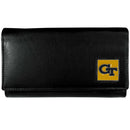 NCAA - Georgia Tech Yellow Jackets Leather Women's Wallet-Wallets & Checkbook Covers,Women's Wallets,College Women's Wallets-JadeMoghul Inc.