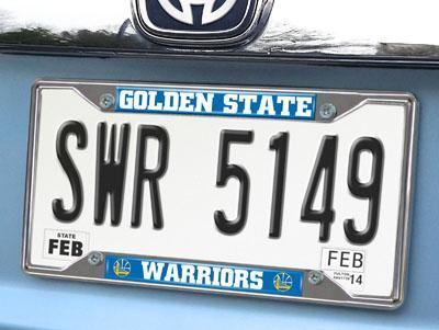 Frame Shop NCAA Golden State Warriors License Plate Frame 6.25"x12.25"
