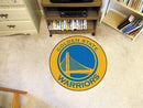 Round Area Rugs NCAA Golden State Warriors Roundel Mat 27" diameter