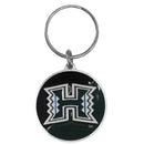 NCAA - Hawaii Warriors Carved Metal Key Chain-Key Chains,Scultped Metal Key Chains,College Scultped Metal Key Chains-JadeMoghul Inc.