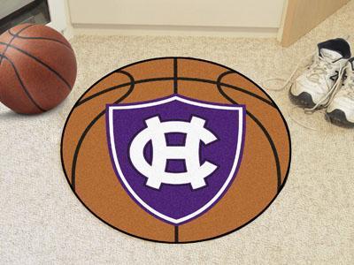 Round Rugs For Sale NCAA Holy Cross Basketball Mat 27" diameter