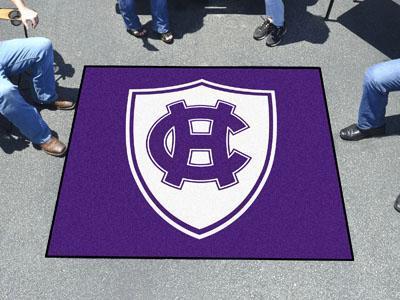 Grill Mat NCAA Holy Cross Tailgater Rug 5'x6'