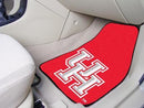 Weather Car Mats NCAA Houston 2-pc Carpeted Front Car Mats 17"x27"
