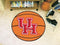 Round Area Rugs NCAA Houston Basketball Mat 27" diameter