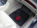 Car Floor Mats NCAA Indiana 2-pc Vinyl Front Car Mats 17"x27"